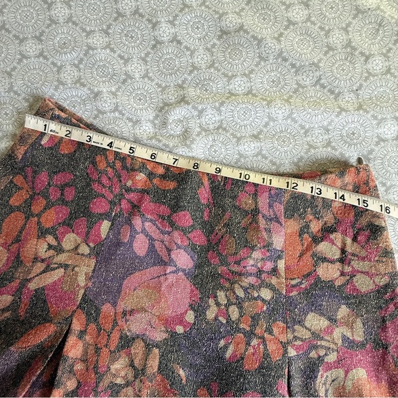 Cocli Collection Wool Silk A-Line Skirt Size L Made in France - Picture 9 of 11